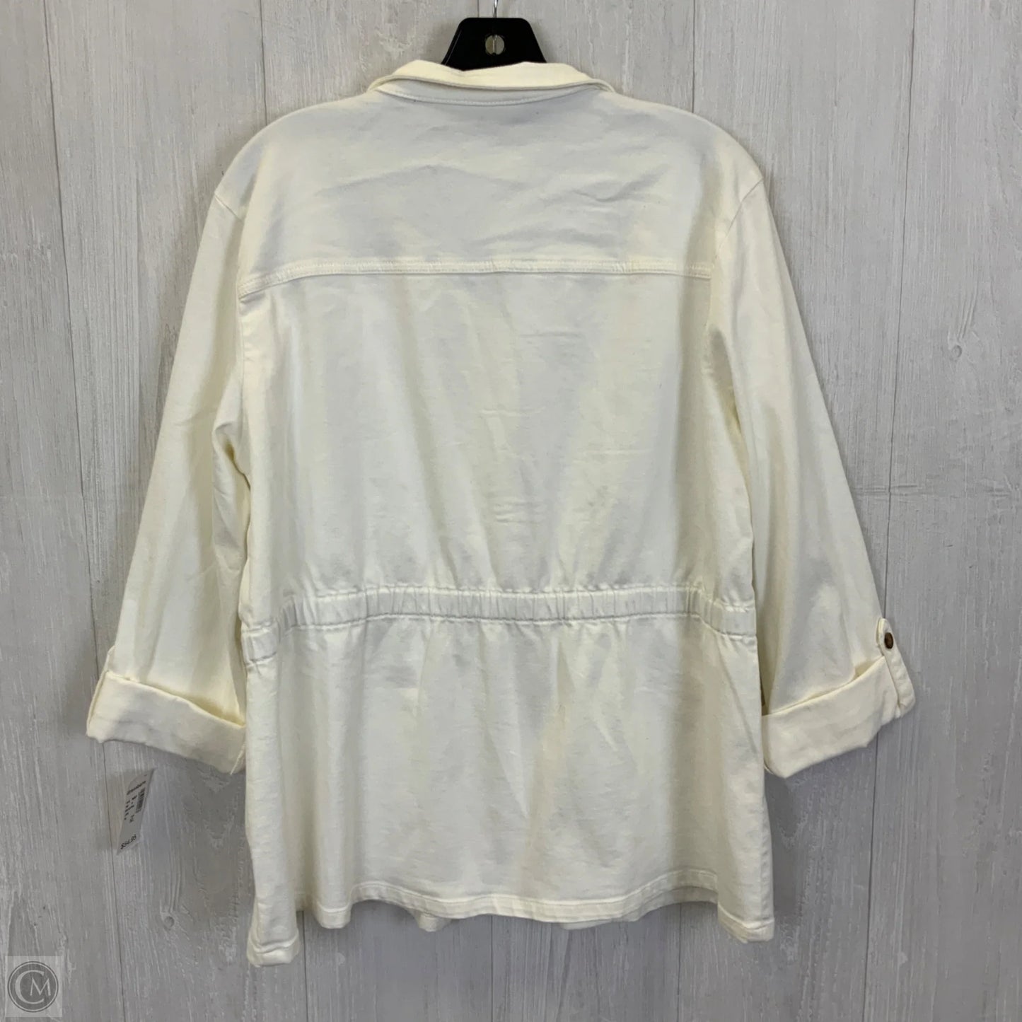 Jacket Denim By Westport In White Denim, Size: Xl