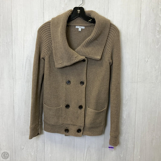 Sweater Cardigan By Gap In Tan, Size: Xs