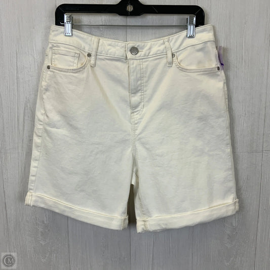 Shorts By Simply Vera In Cream Denim, Size: 12
