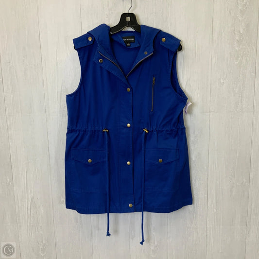 Vest Other By Zenana Outfitters In Blue, Size: L