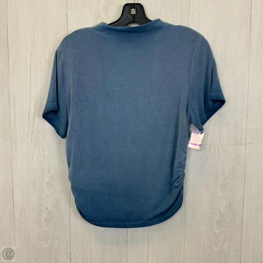 Top Short Sleeve By Davi & Dani In Blue, Size: L
