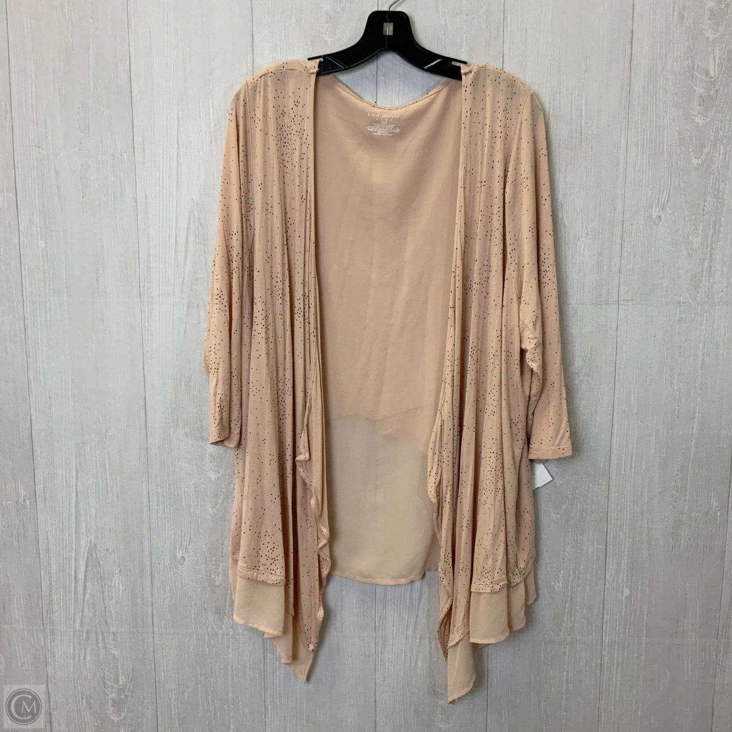 Cardigan By Lane Bryant In Peach, Size: 2x