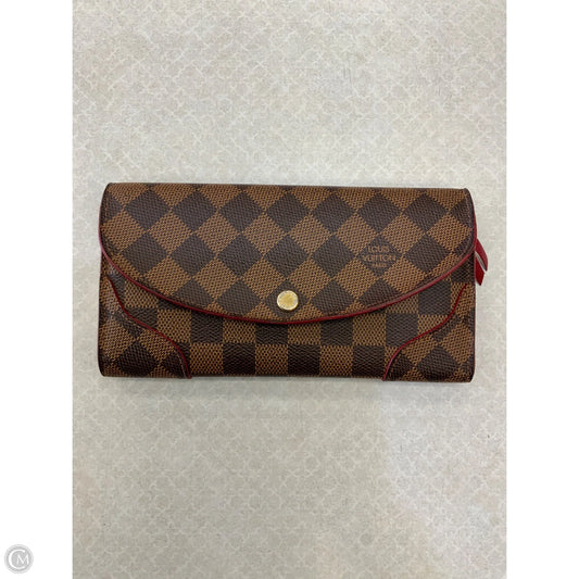 Wallet Luxury Designer By Louis Vuitton, Size: Medium