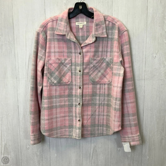 Blouse Long Sleeve By Beachlunchlounge In Pink, Size: M