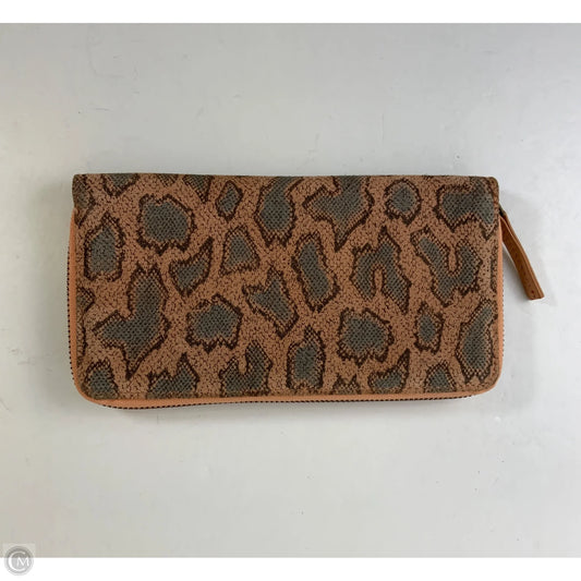 Wallet Leather By Anthropologie, Size: Large