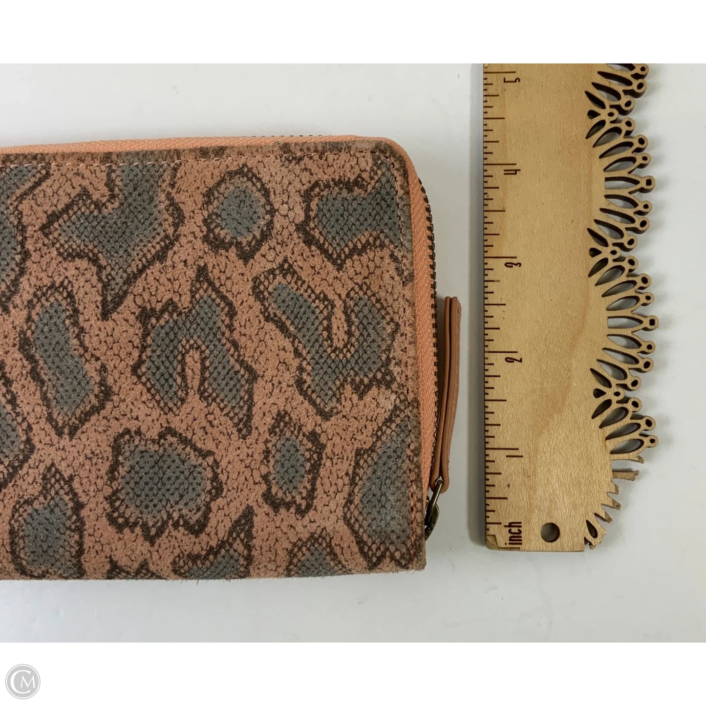Wallet Leather By Anthropologie, Size: Large