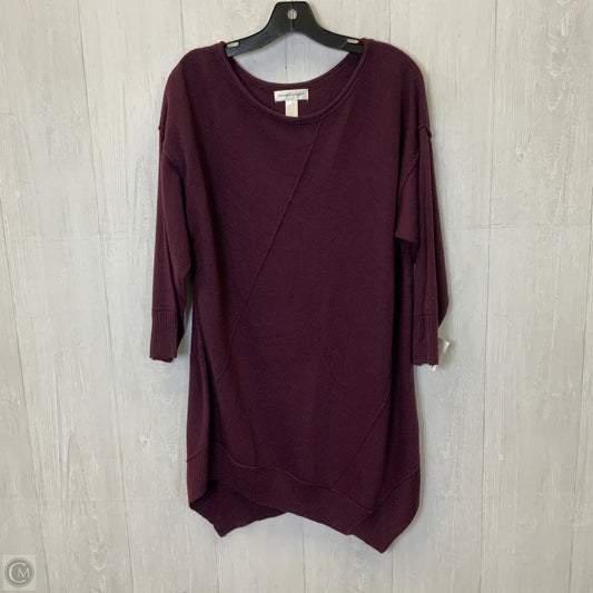 Sweater By Christopher And Banks In Purple, Size: L