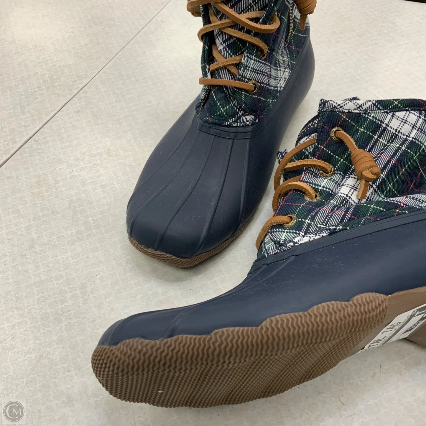 Boots Rain By Sperry In Navy, Size: 6.5