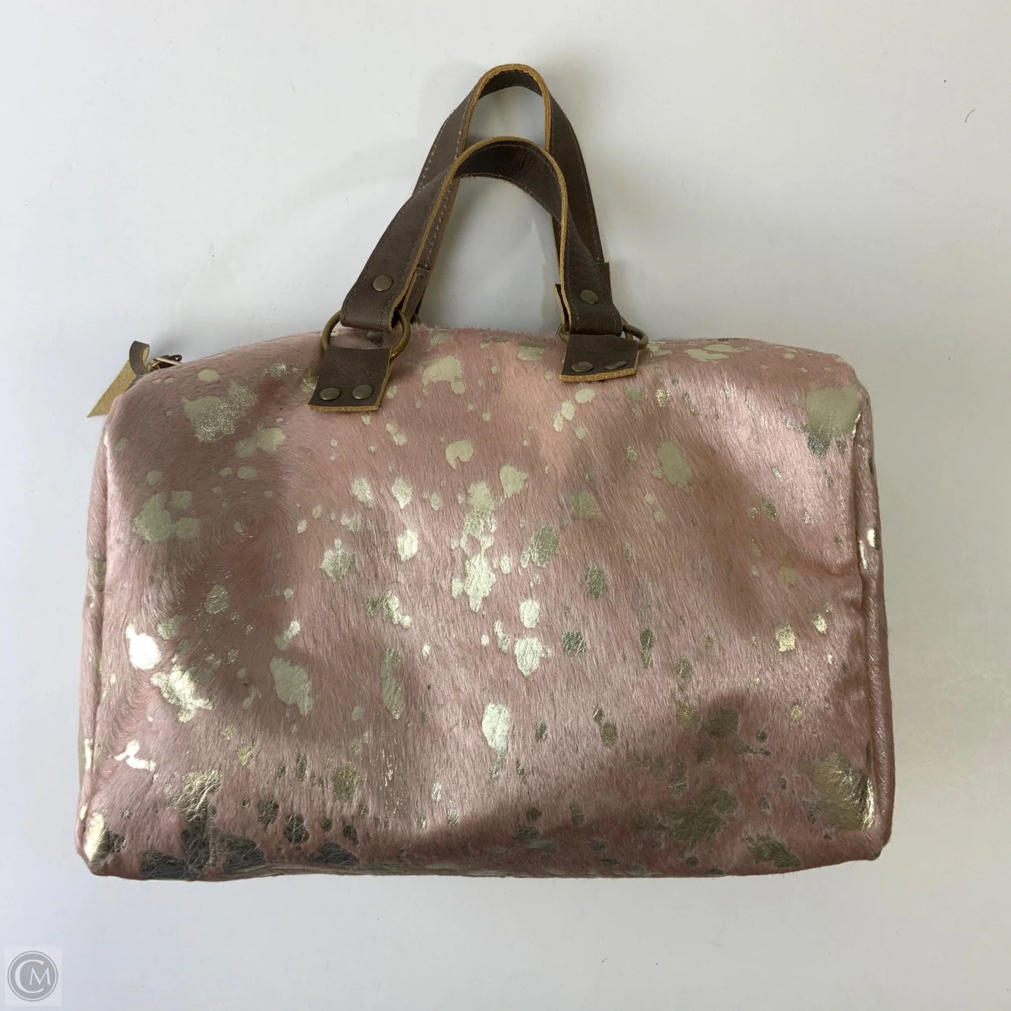 Handbag Leather By Clothes Mentor, Size: Medium