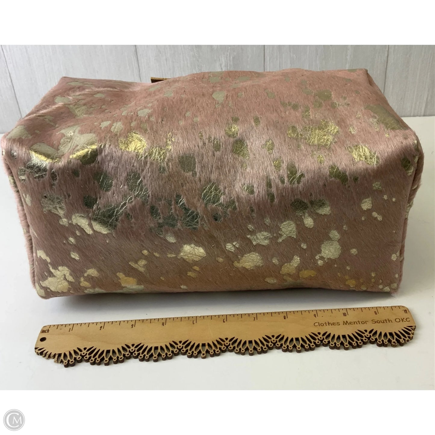 Handbag Leather By Clothes Mentor, Size: Medium