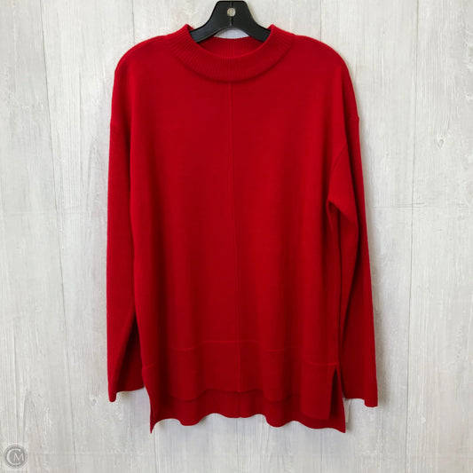 Sweater By Talbots In Red, Size: L