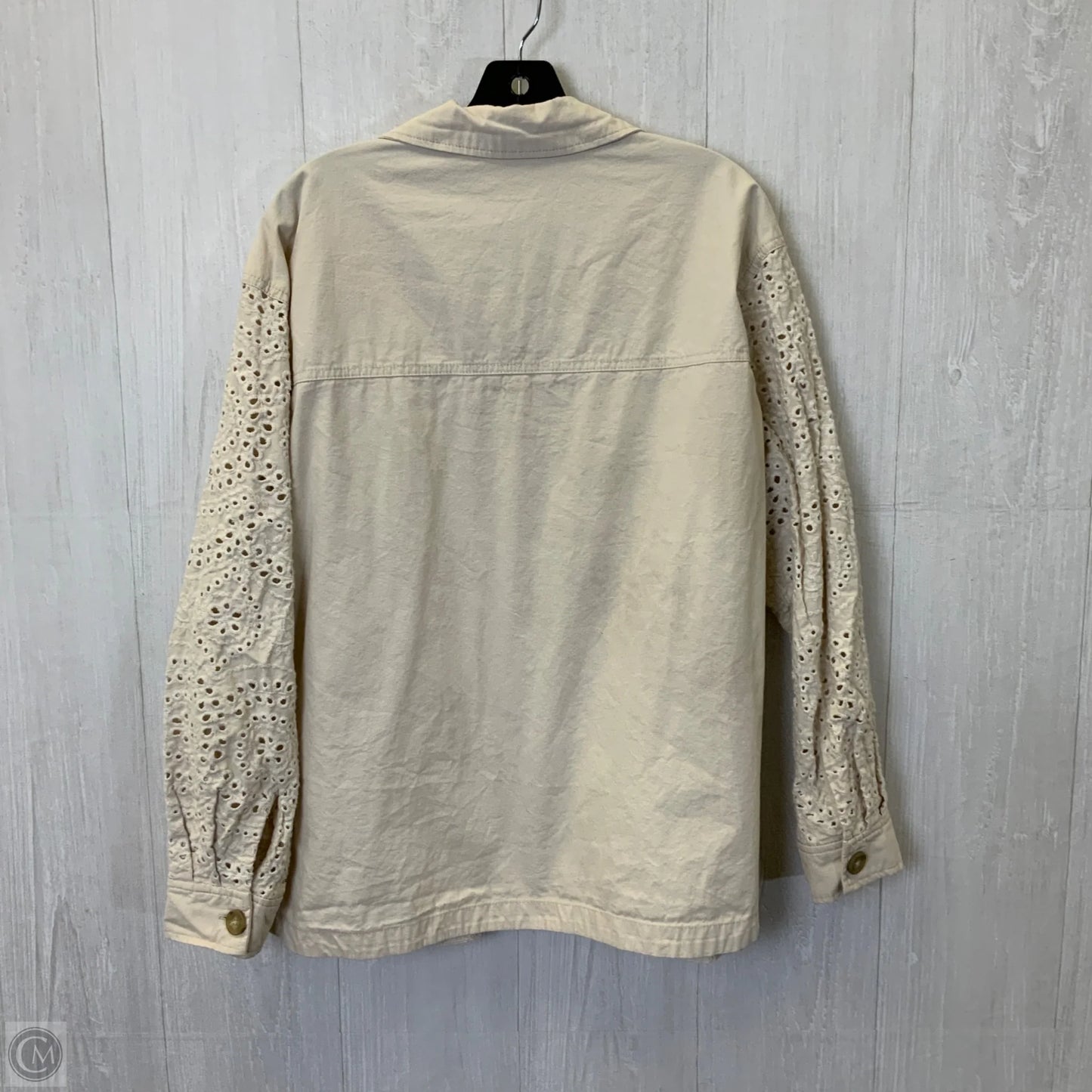 Jacket Shirt By Maurices In Tan, Size: Xl