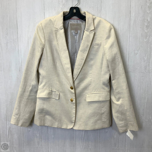 Blazer By Banana Republic In Cream, Size: L
