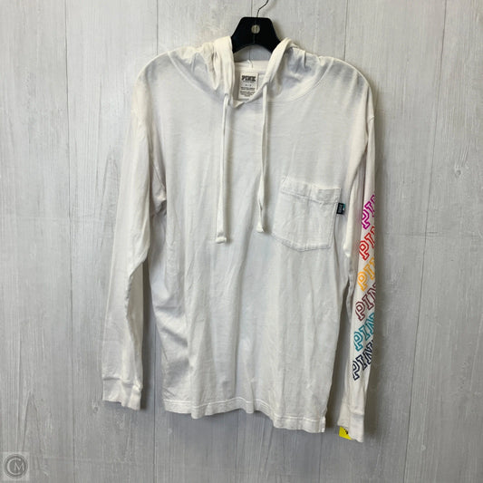 Top Long Sleeve Basic By Pink In White, Size: S