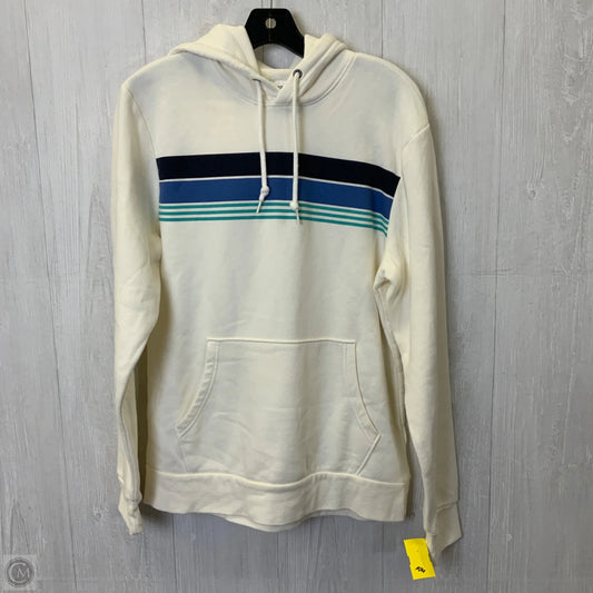Sweatshirt Hoodie By Old Navy In Cream, Size: M