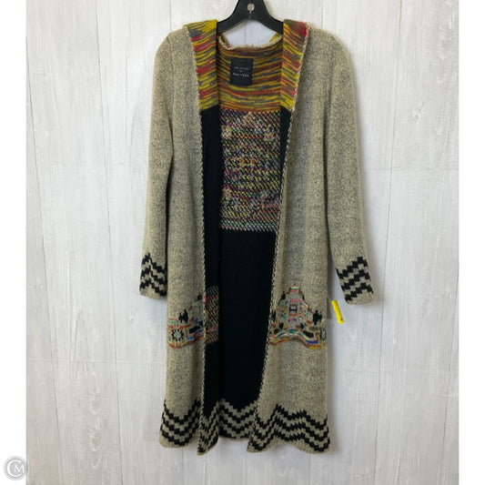 Sweater Cardigan By Clothes Mentor In Beige, Size: S