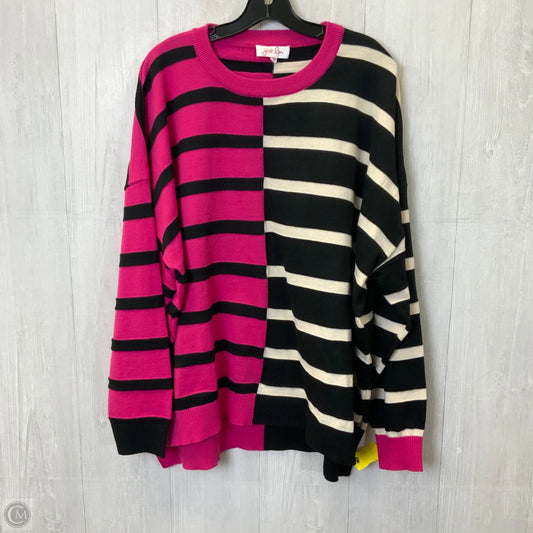 Sweater By Clothes Mentor In Black & White, Size: Xl