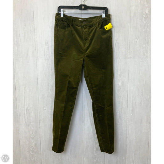 Pants Corduroy By Loft In Green, Size: 10