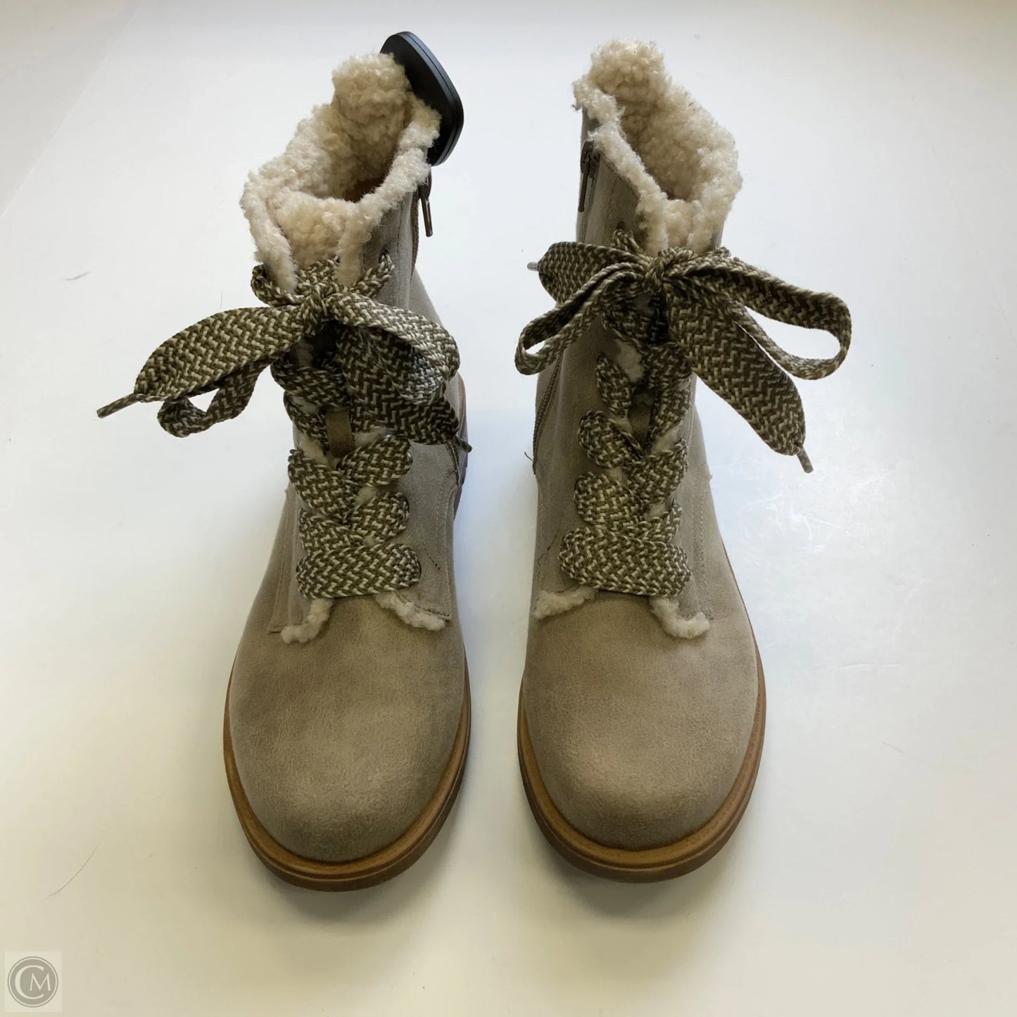Boots Combat By Life Stride In Taupe, Size: 9