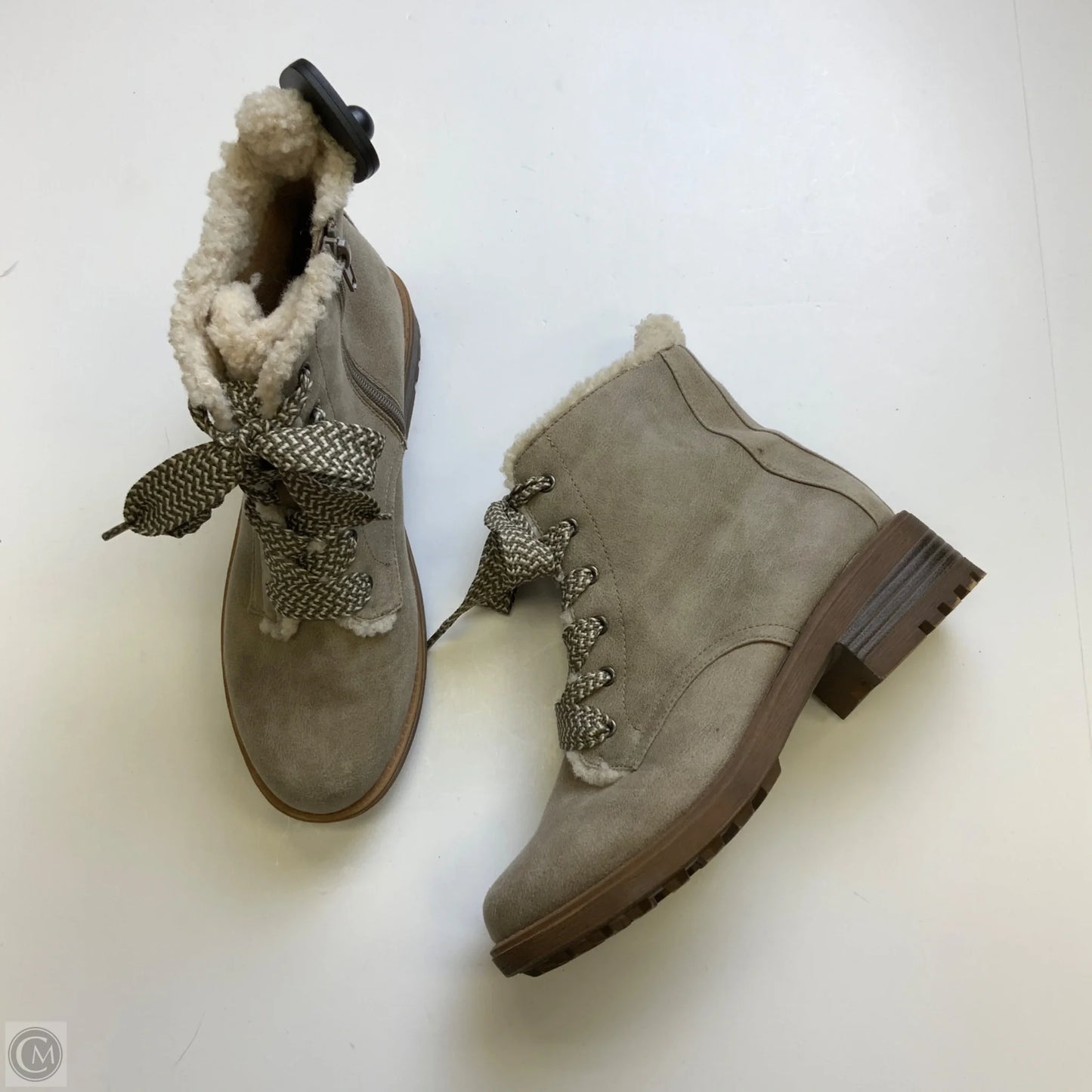 Boots Combat By Life Stride In Taupe, Size: 9