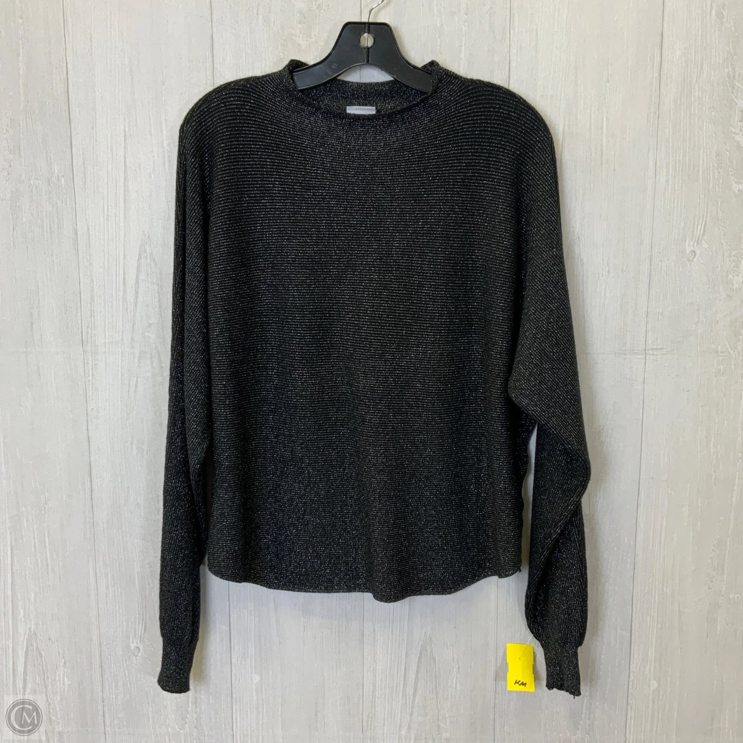 Sweater By Clothes Mentor In Black, Size: L