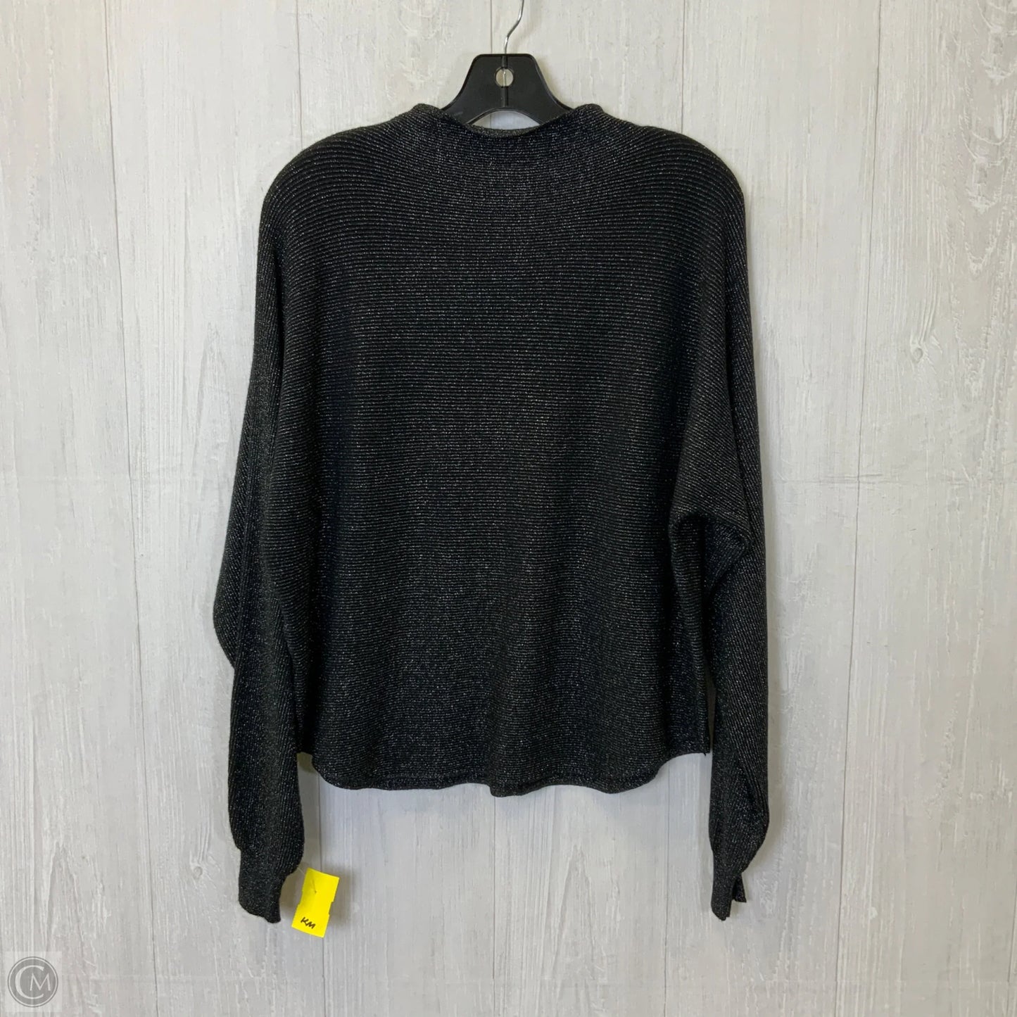 Sweater By Clothes Mentor In Black, Size: L