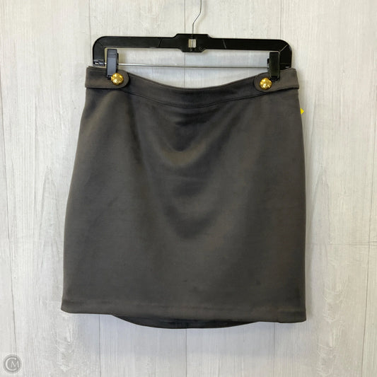 Skirt Mini & Short By White House Black Market In Grey, Size: S