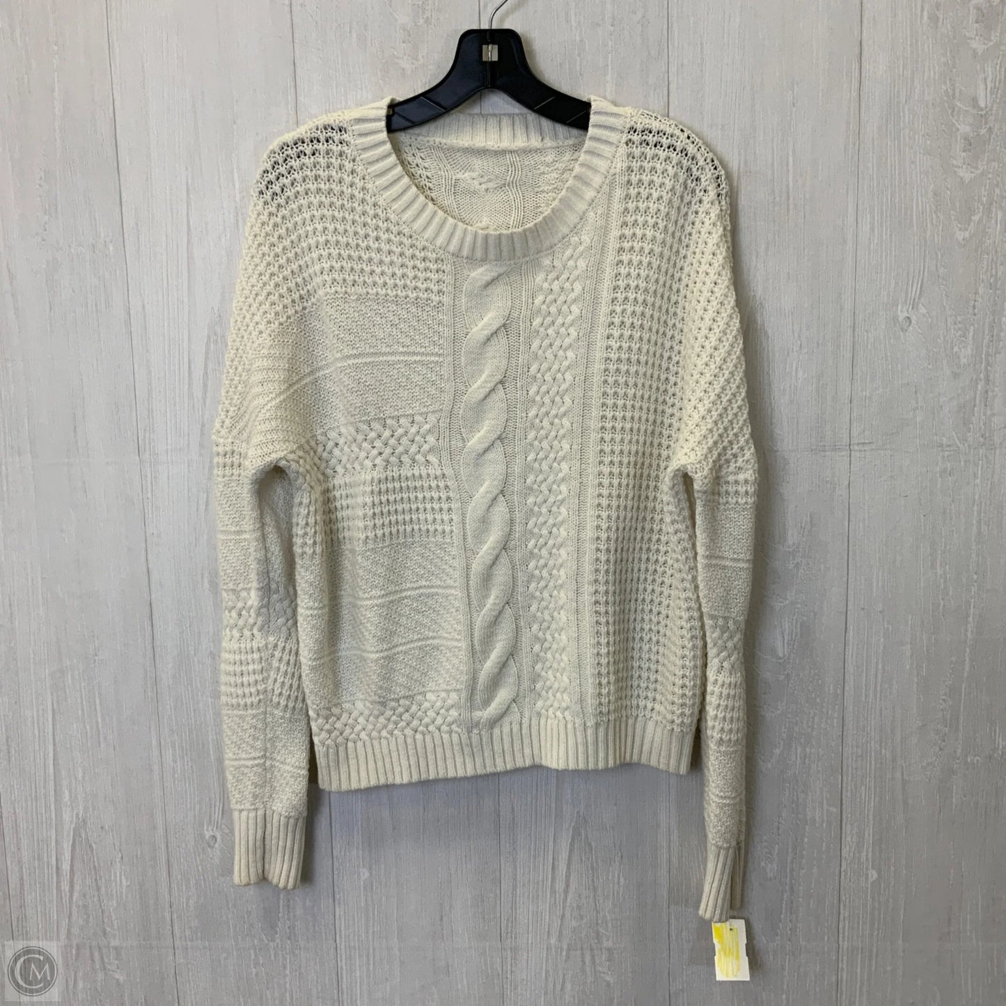 Sweater By Clothes Mentor In White, Size: Xl