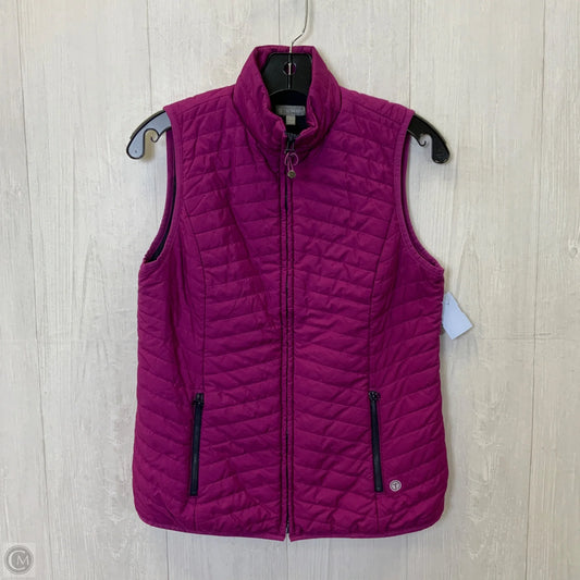 Vest Puffer & Quilted By Talbots In Purple, Size: S