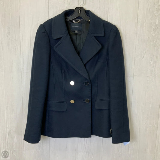 Coat Peacoat By Banana Republic In Navy, Size: L