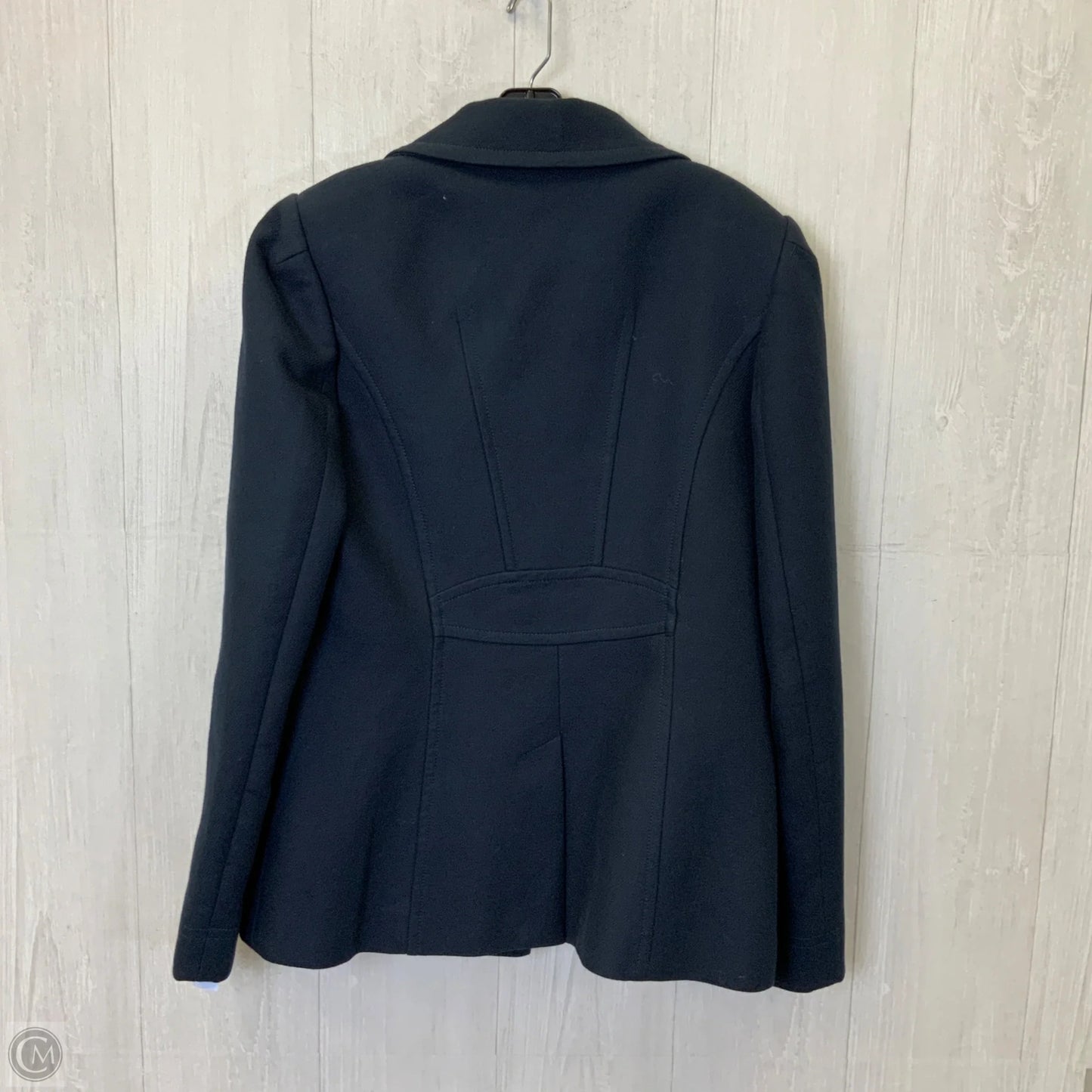 Coat Peacoat By Banana Republic In Navy, Size: L