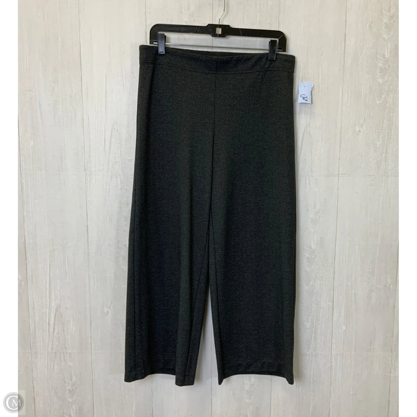 Pants Wide Leg By Loft In Black & Grey, Size: M