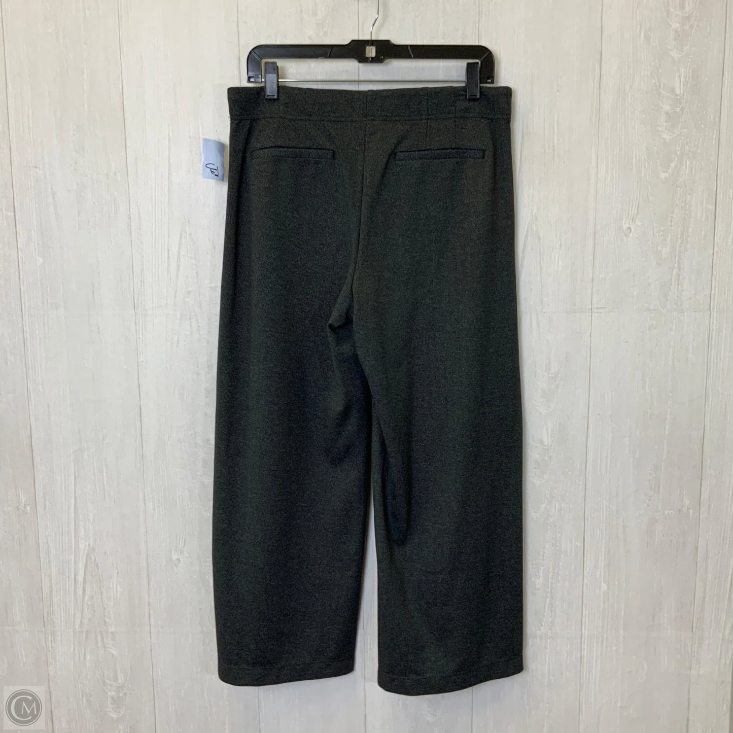 Pants Wide Leg By Loft In Black & Grey, Size: M