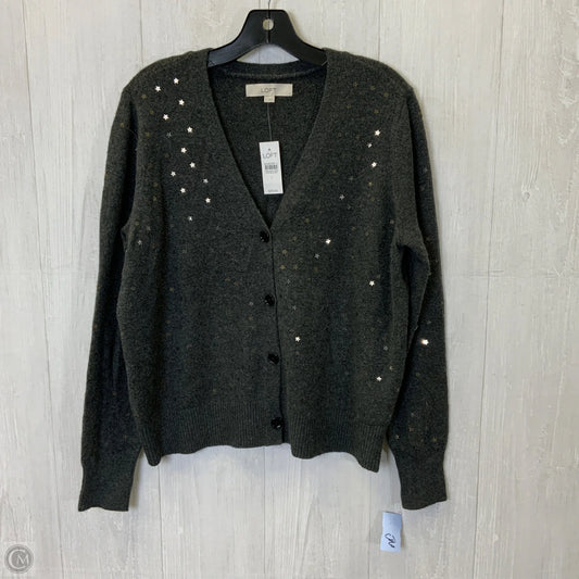 Sweater By Loft In Grey, Size: L