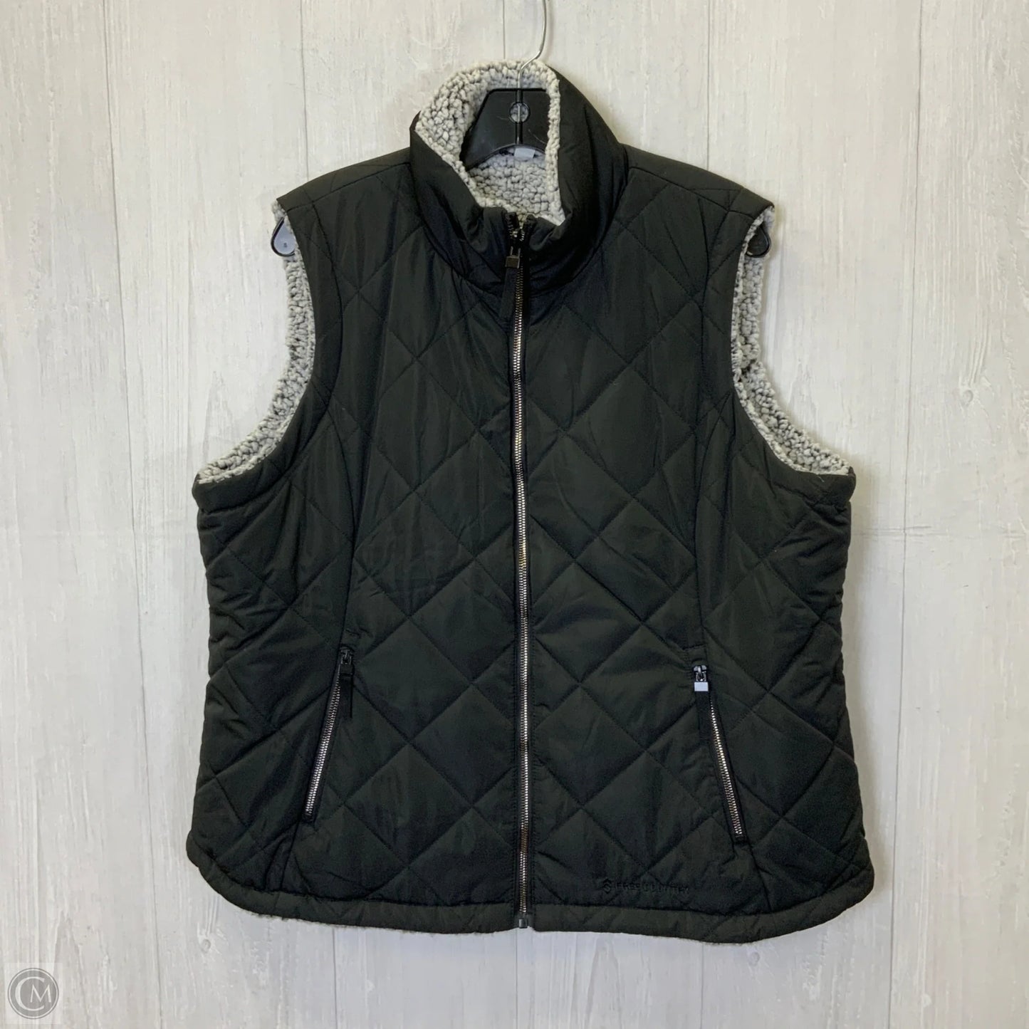 Vest Puffer & Quilted By Clothes Mentor In Black, Size: Xl