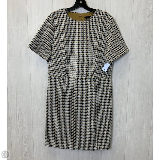 Dress Work By Ann Taylor In Grey & Tan, Size: L