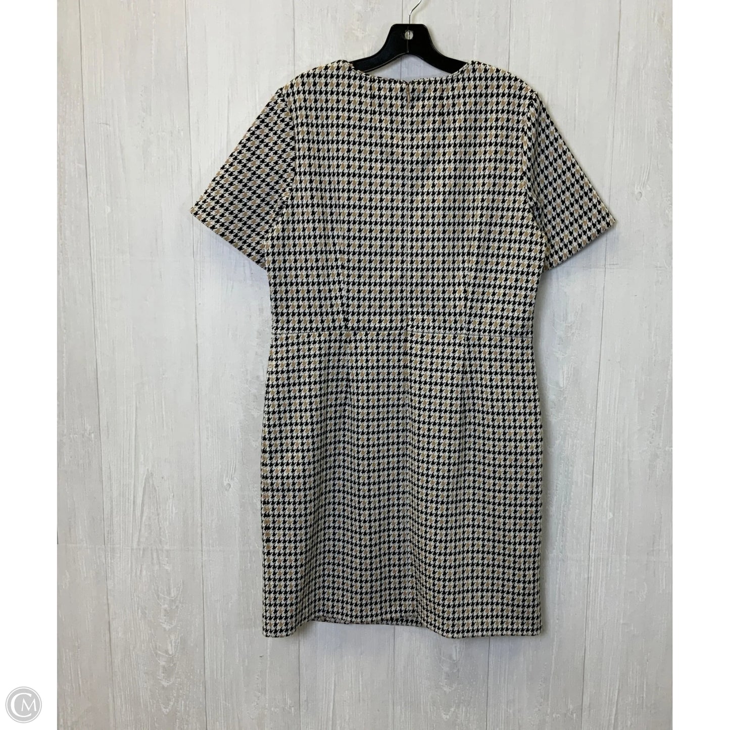 Dress Work By Ann Taylor In Grey & Tan, Size: L