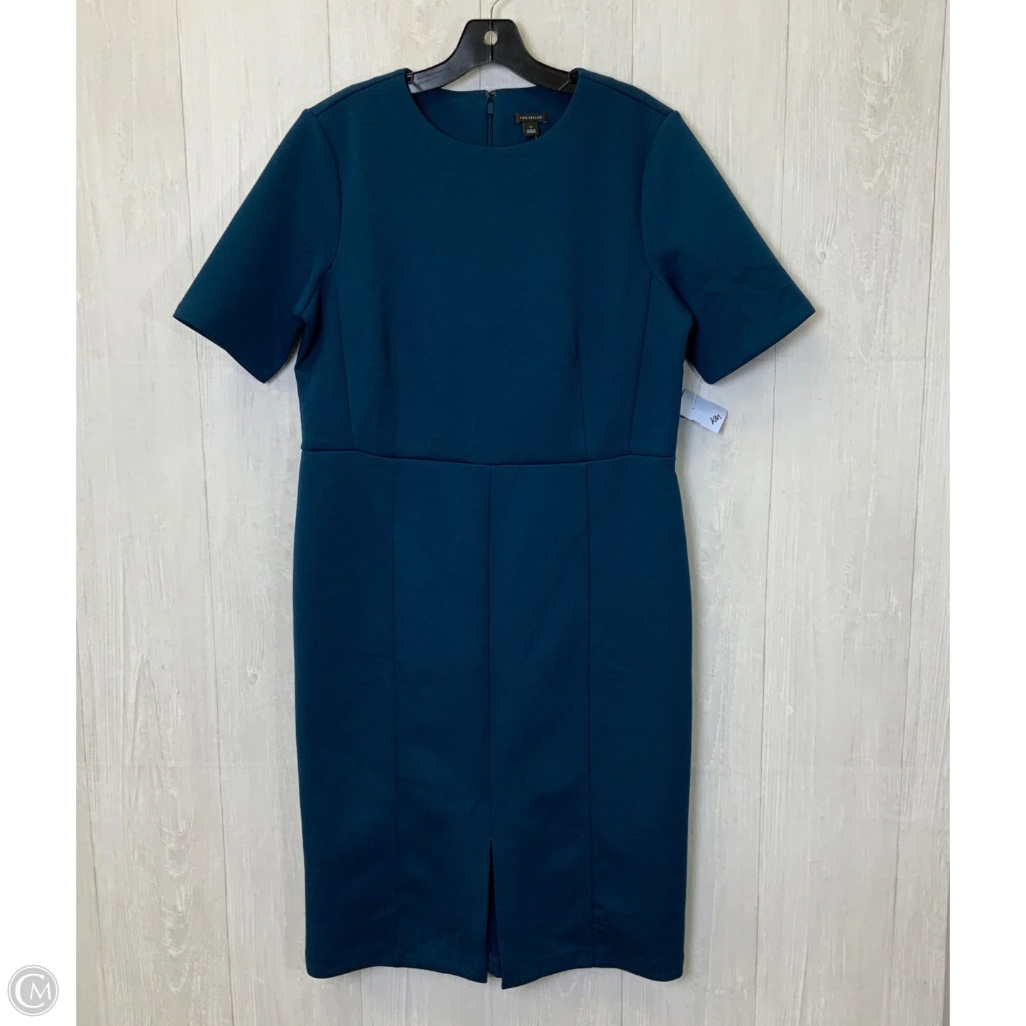 Dress Work By Ann Taylor In Teal, Size: L