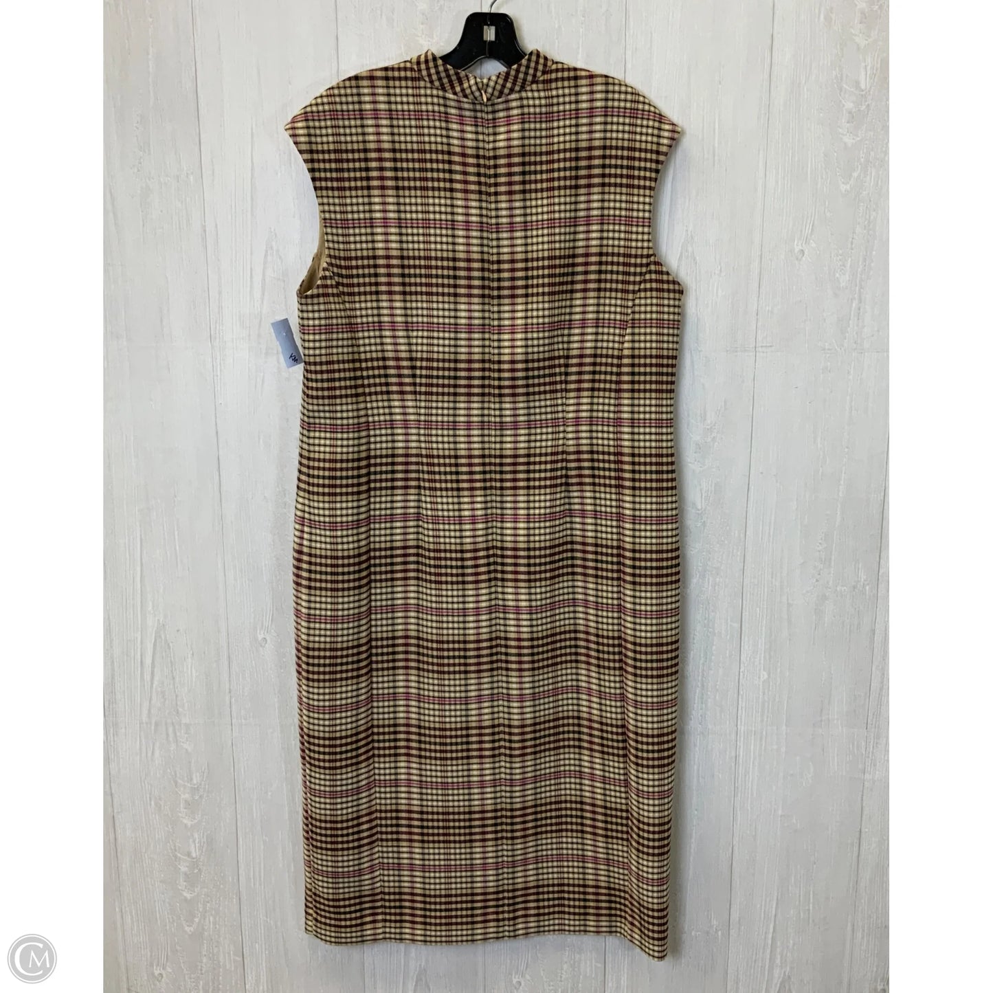 Dress Work By Ann Taylor In Tan, Size: L