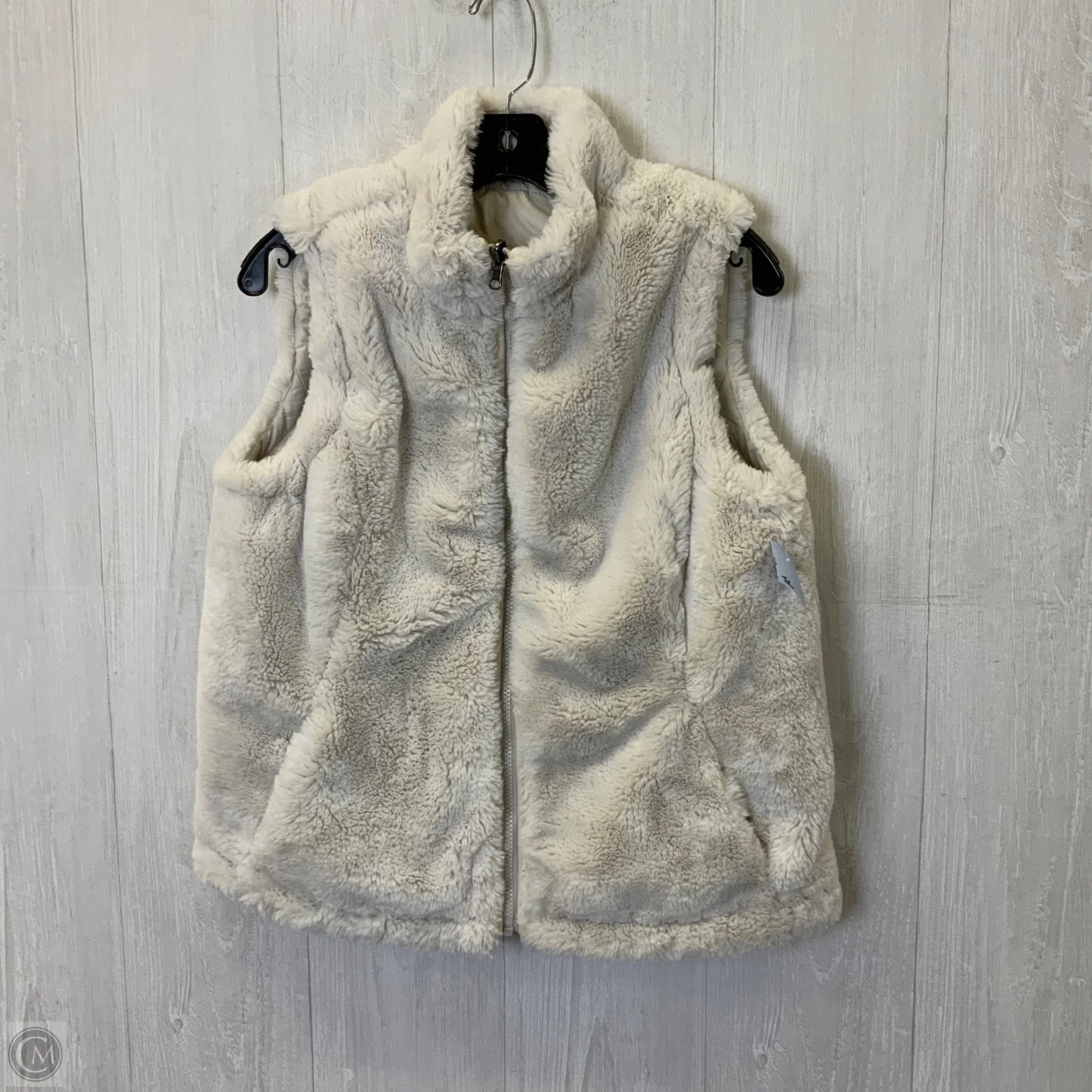 Vest Faux Fur & Sherpa By Nicole By Nicole Miller In White, Size: S