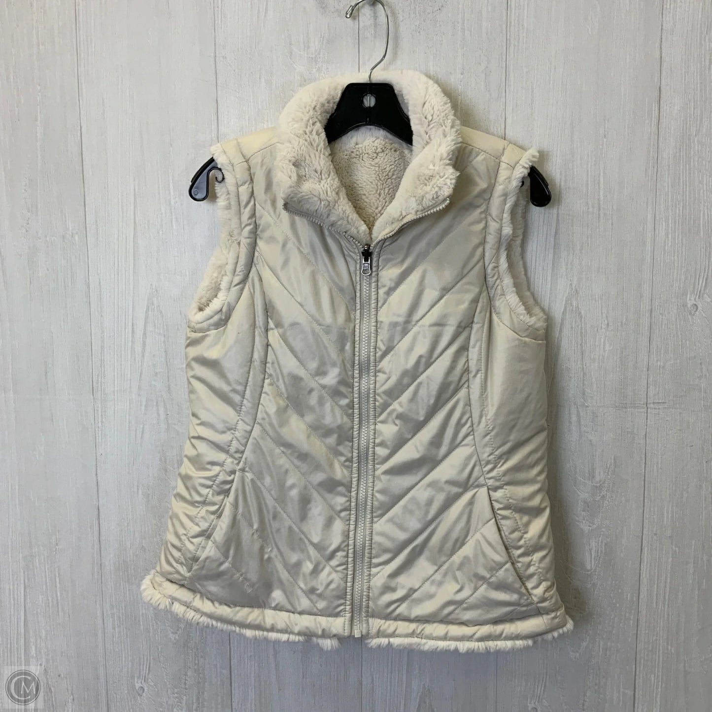 Vest Faux Fur & Sherpa By Nicole By Nicole Miller In White, Size: S