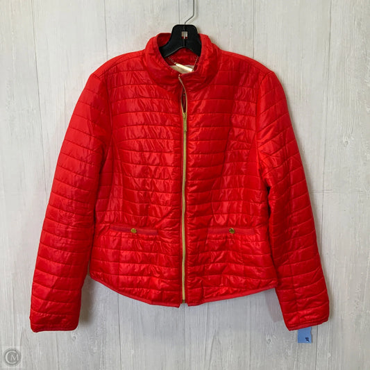 Coat Puffer & Quilted By Michael By Michael Kors In Red, Size: L