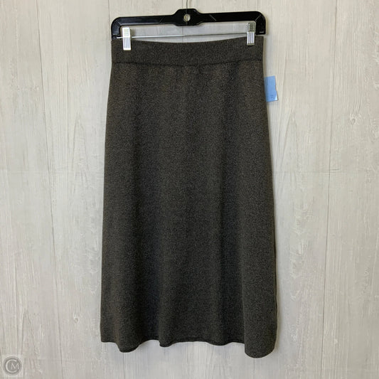 Skirt Midi By Banana Republic In Grey, Size: Xs