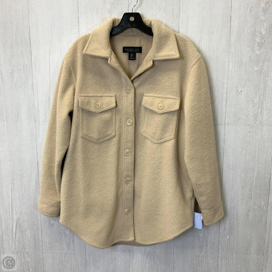 Jacket Shirt By Rachel Zoe In Tan, Size: M