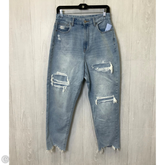 Jeans Boyfriend By American Eagle In Blue Denim, Size: 8