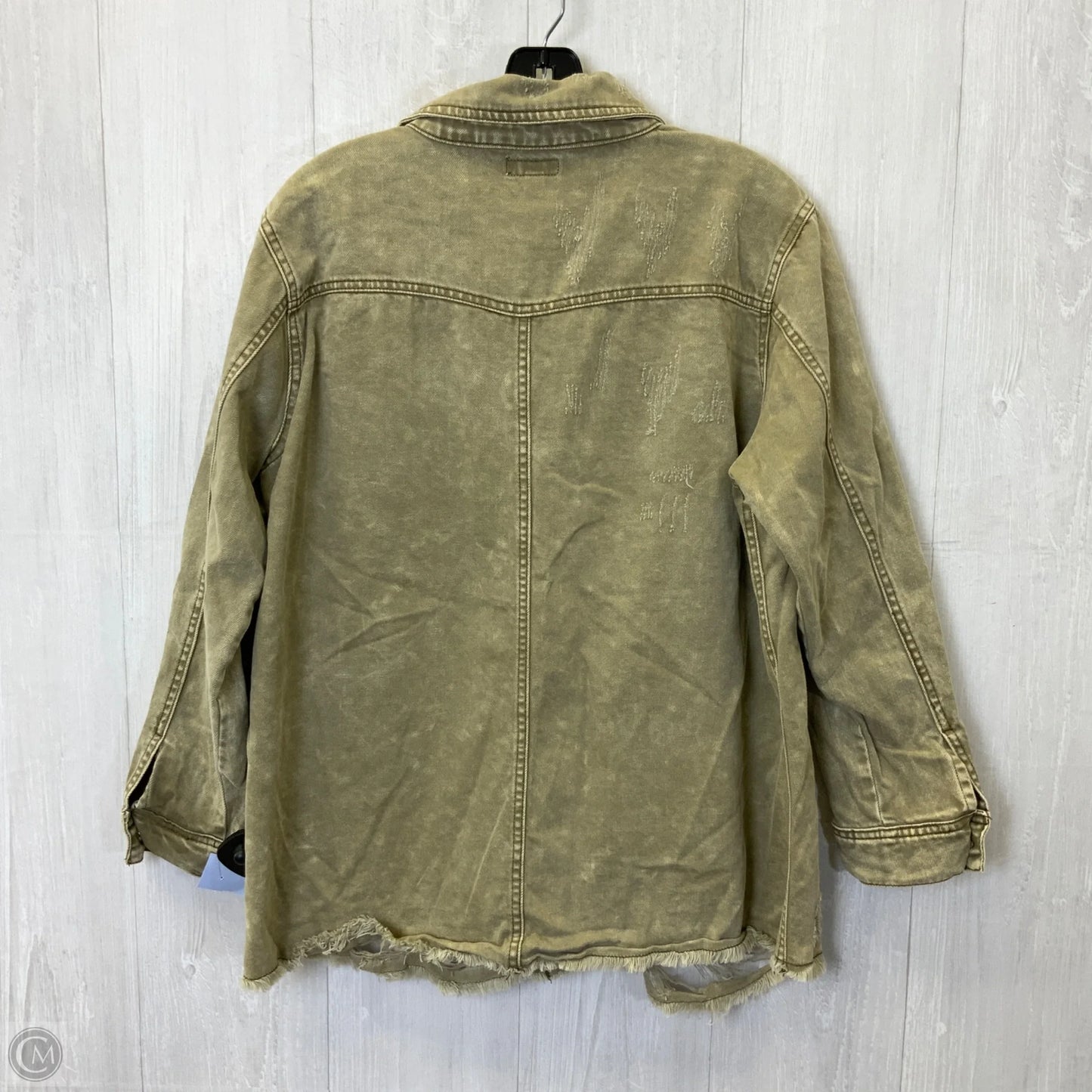 Jacket Shirt By Easel In Green, Size: S