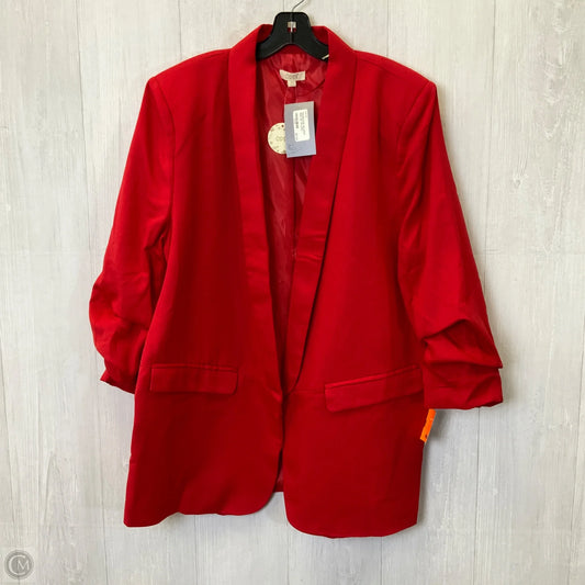 Blazer By Oddi In Red, Size: 3x