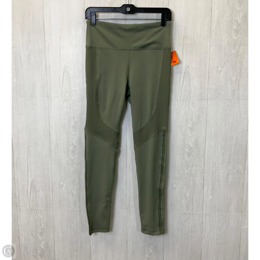 Athletic Leggings By Mono B In Green, Size: M