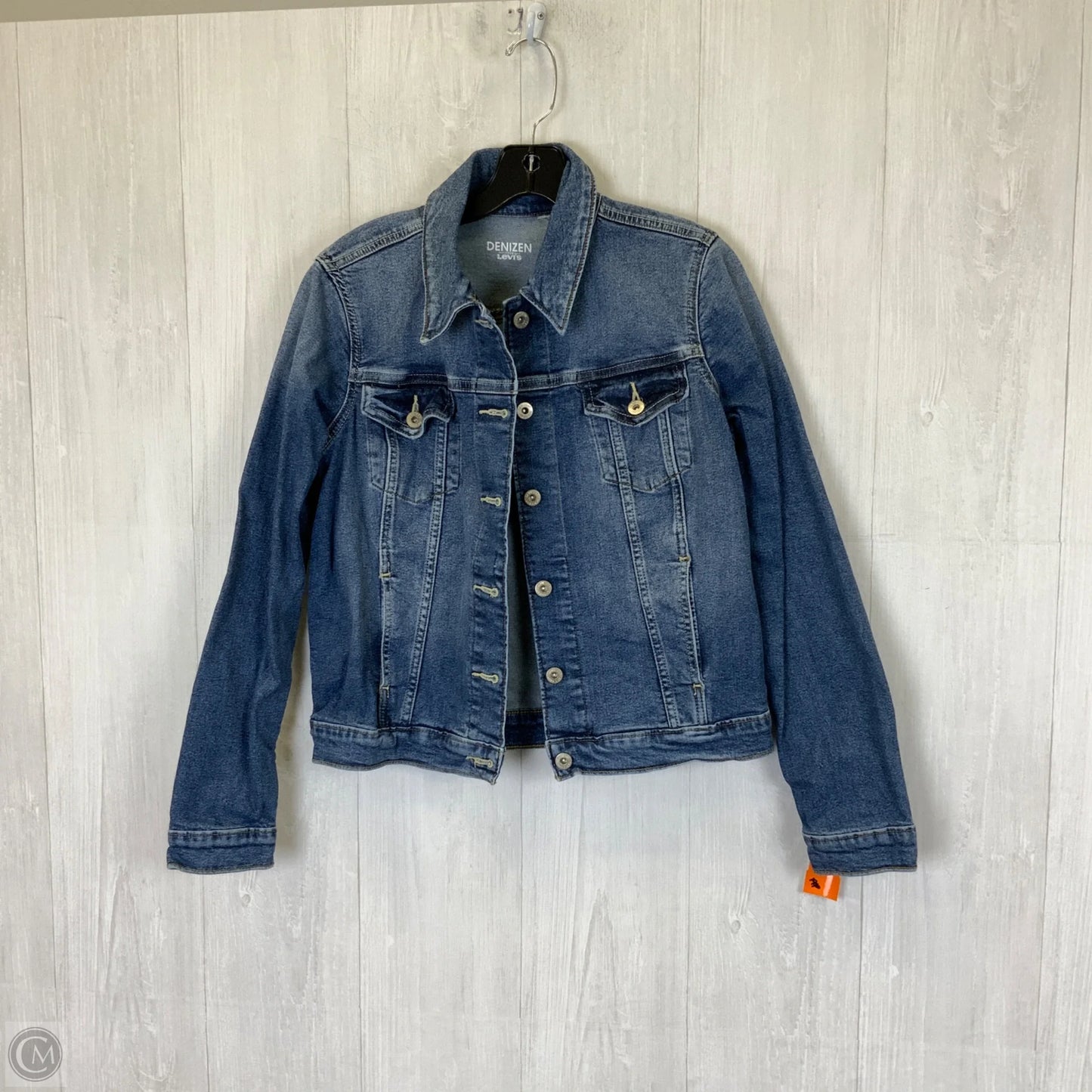 Jacket Denim By Levis In Blue Denim, Size: M