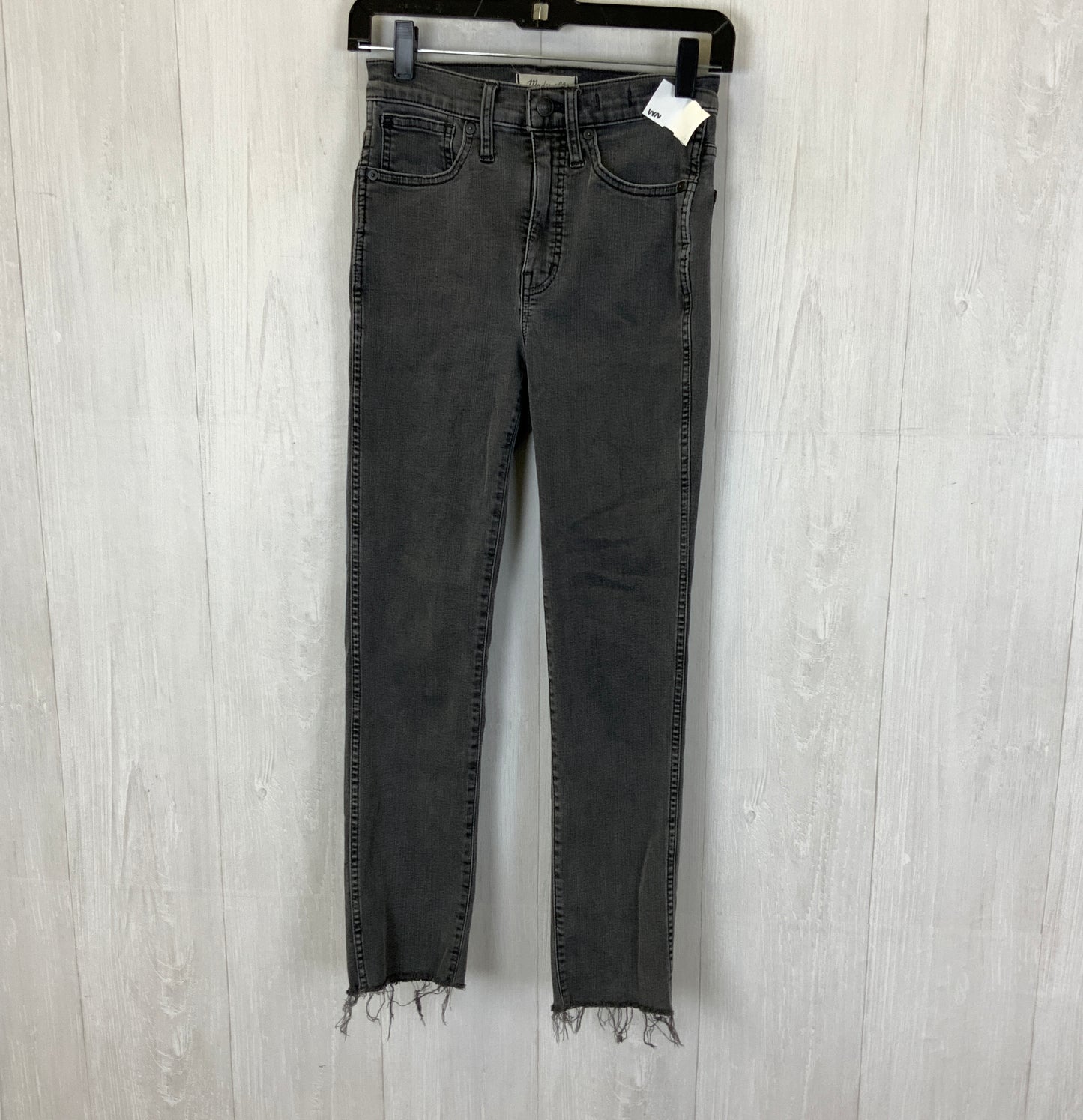 Jeans Skinny By Madewell In Grey Denim, Size: 0